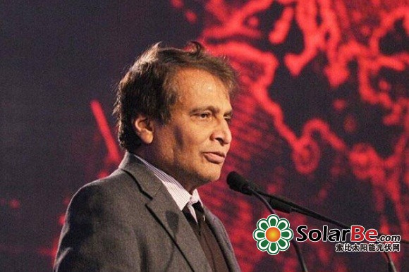 图:印度铁道部长普拉布