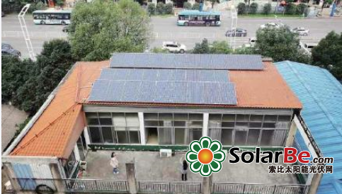 长沙首个社区电站 一年发电约两万度