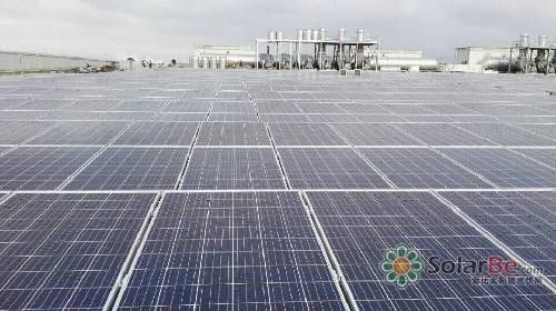 国内最大单体混凝土屋面光伏发电项目并网