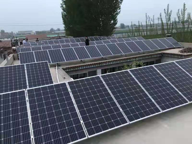 齐鲁银行第一书记扶贫村光伏扶贫项目硕果累累