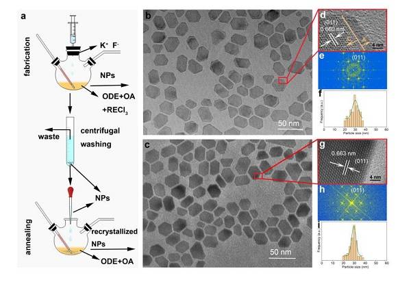 表面缺陷的直接识别及其对上转换纳米粒子光学特性的影响