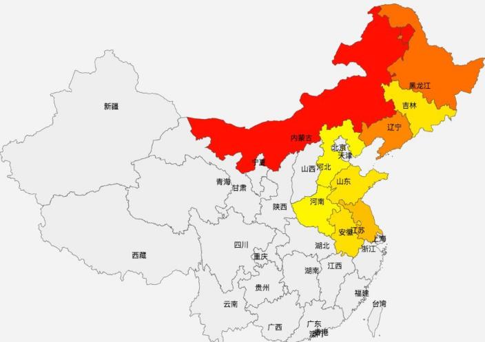 光伏项目分布图