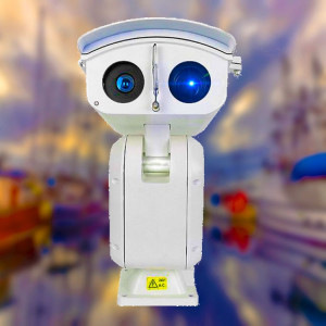 中升可见光+热成像双光谱夜视监控云台摄像机-- 中山中升光电科技有限责任公司