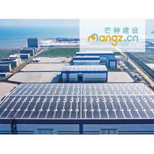 南京企业分布式光伏阵列建筑物外立面与屋顶安装光伏发电-- 江苏芒种建设有限公司