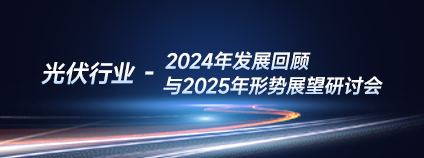 光伏行业2024年发展回顾与2025年形势展望研讨会