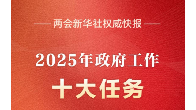 2025年政府工作十大任务