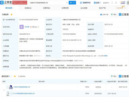 TCL中环成立新能源公司