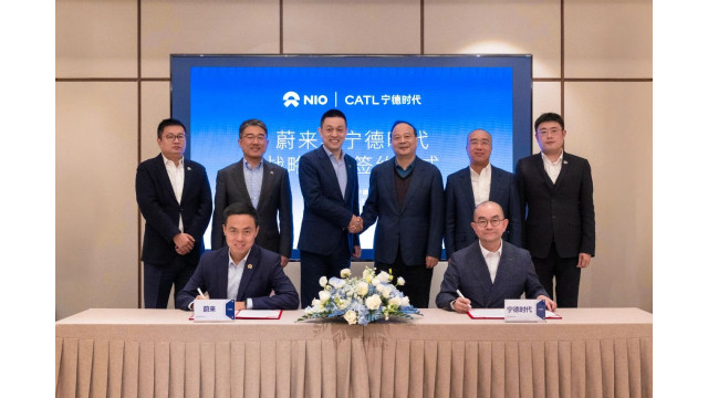 宁德时代与蔚来达成换电战略合作