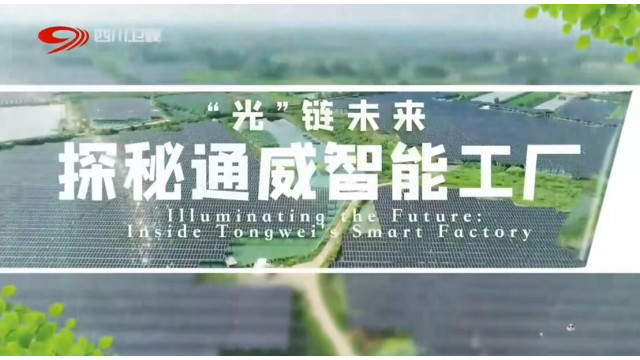四川卫视《熊猫观察》聚焦通威太阳能科技金堂基地