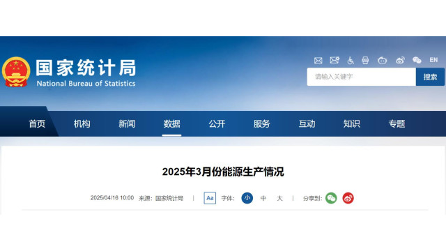 国家统计局：3月太阳能发电增速放缓