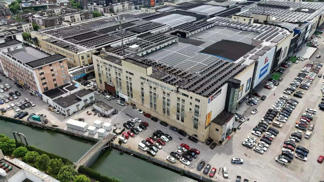 光伏赋能龙头市场|晶科能源N型TOPCon助力绍兴最大装饰城
