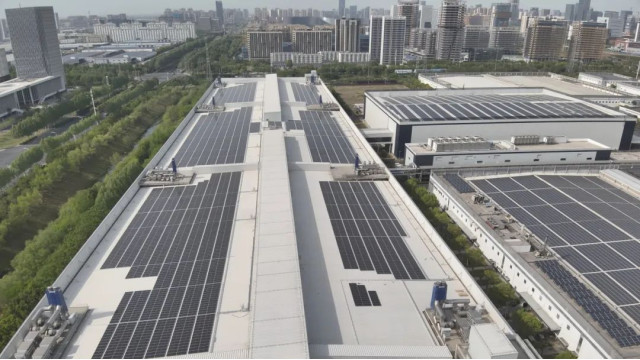 合肥晶澳基地（一期）8.1037MW分布式光伏发电项目成功并网发电