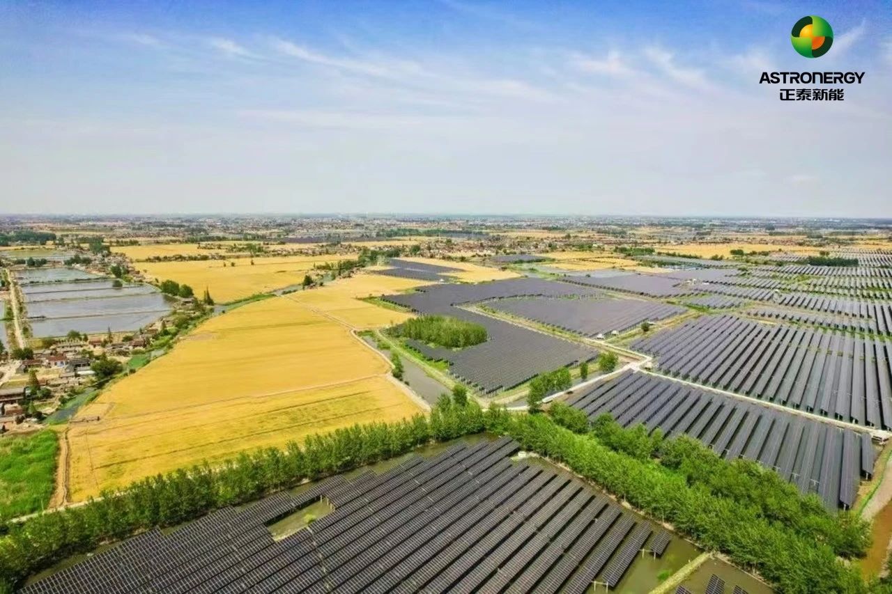 渔光共舞 绿能潮涌 | 泰州海陵渔光互补项目全容量并网发电！