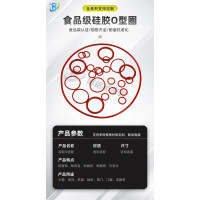 食品级FKM/VMQ/EPDM/NR/CR密封圈密封
