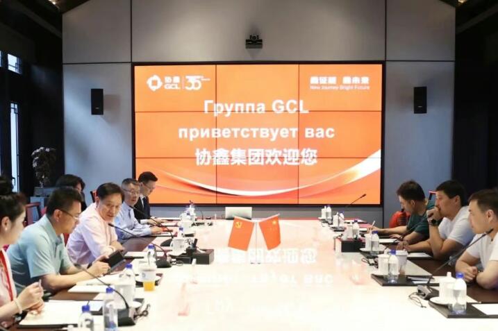 哈萨克斯坦政府高层与朱共山共商绿色合作大计