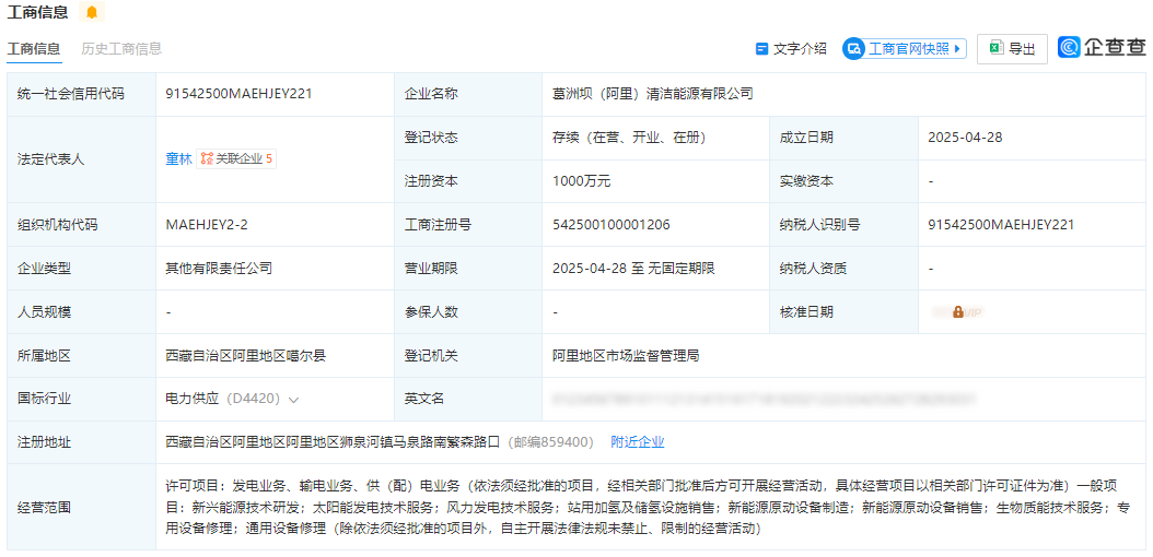 中國能建成立清潔能源公司，含太陽能發電業務