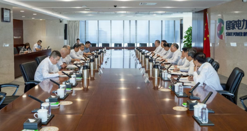 国家电投集团与中国能建座谈