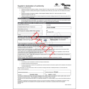 无线WiFi蓝牙平板电脑摄像头出口澳洲RCM认证检测办理机构-- 上海昂测检测有限公司