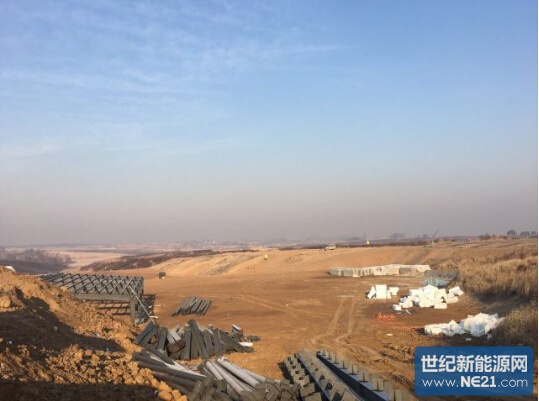 基地饲料厂施工现场