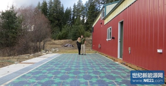 美企拟打造“太阳能道路” 道路即是大电场 美企拟打造“太阳能道路” 道路即是大电场