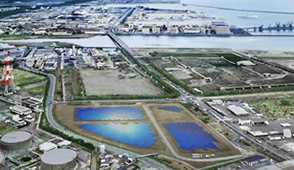 照片:“八户太阳能发电站”竣工预想图