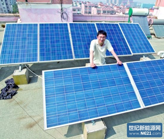 青岛首个光伏发电户自家用电不花钱半年赚400