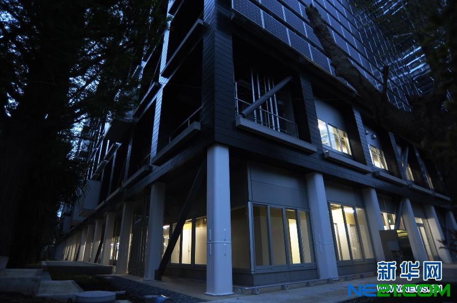日本建成电力“自给自足”楼房(组图)