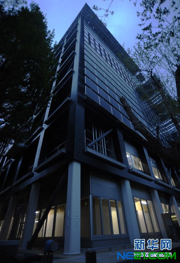 日本建成电力“自给自足”楼房(组图)