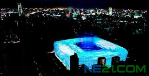 点击查看原图 皇马欲4000万翻修伯纳乌 意在鸟巢却像极了水立方