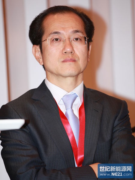 图为汉能控股集团执行总裁王勇。(图片来源:新浪财经 梁斌 摄)