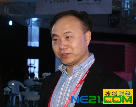 尚德电力董事长兼CEO施正荣(搜狐财经图 唐怡民摄)