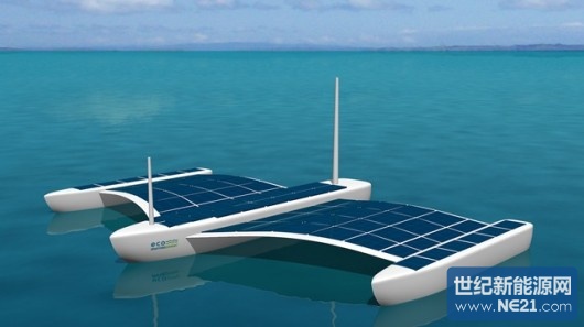 EMP展示采用太阳能电能混合系统的无人水面舰艇设计