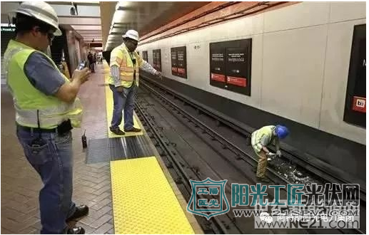 美国这个区的交通BART要靠阿特斯发电!