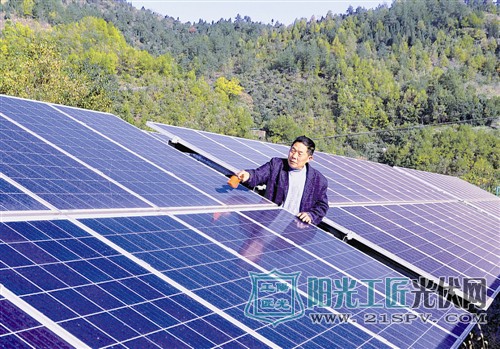 湖北十堰市局帮扶贫困村援建光伏发电项目 年增加集体收入5万元