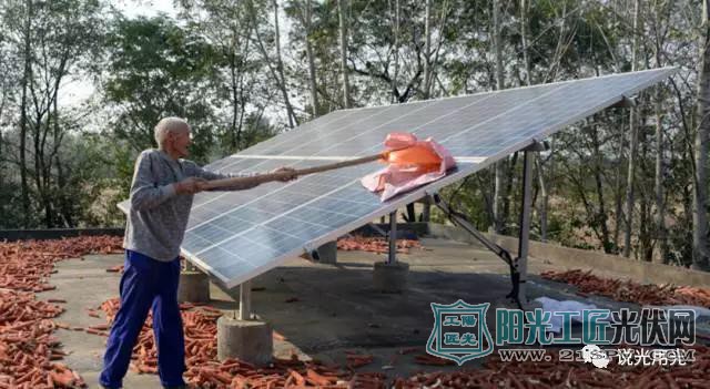 图:安徽省利辛县张庄村光伏扶贫项目 2015.10.12 中国网
