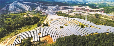 浙江台州山区最大农光互补<a href=