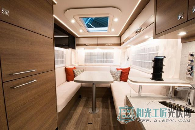 德国公司推出太阳能电动房车 再也不用担心汽车没油了