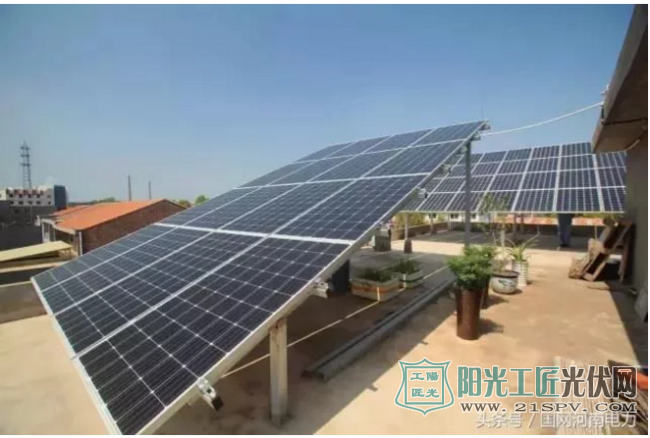 济源老汉靠光伏发电,一年净赚30000元