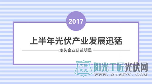 上半年光伏发展迅猛 龙头企业获益明显