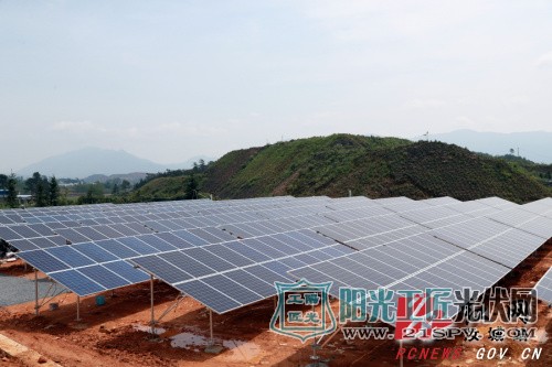 汝城县大坪联村联户光伏扶贫电站