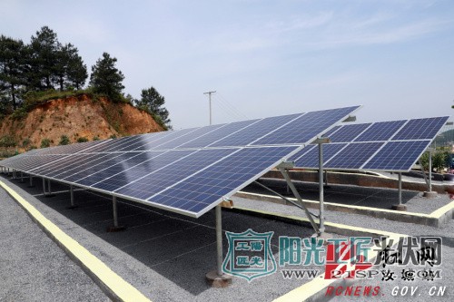 汝城县大坪镇城溪村光伏扶贫电站