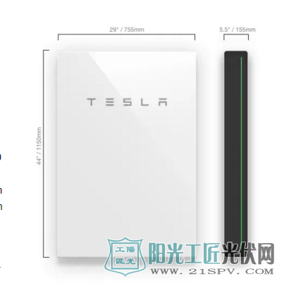 特斯拉宣称单块Powerwall2可满足普通两居室住宅全天电力供应