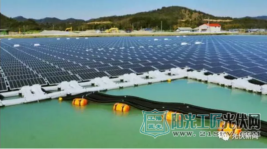 日本Nishihira水库及Higashihira水库光伏板