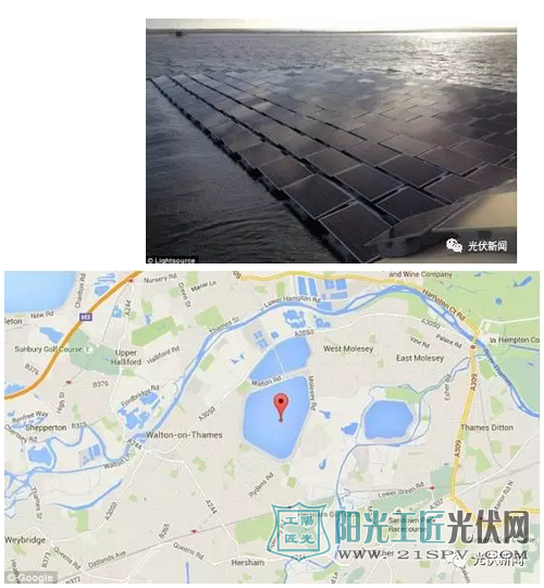 英国伦敦泰晤士河畔沃尔顿女王伊丽莎白二世水库