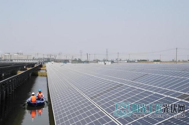 养殖基地装上光伏 “渔光互补”乐享“阳光收益”