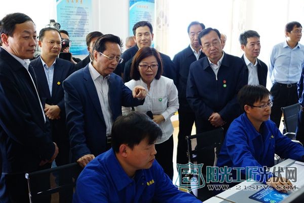 全国人大常委会副委员长赴甘肃酒泉调研光伏产业发展问题