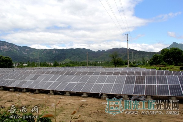 安徽岳西店前镇：光伏照亮脱贫路