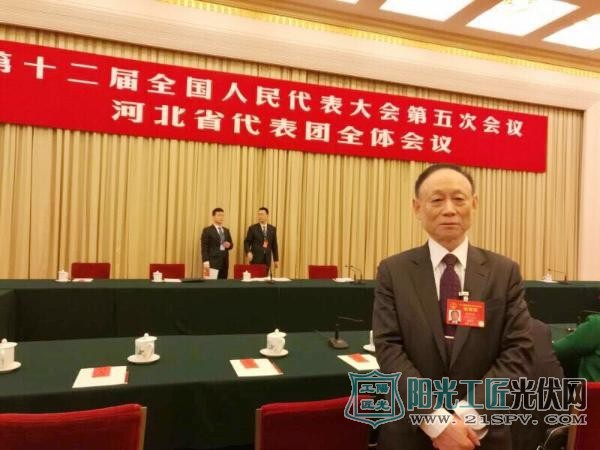 全国人大代表、晶龙实业集团董事长靳保芳