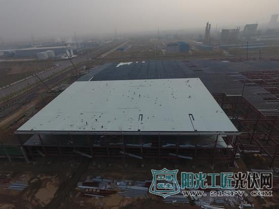 中环光伏四期项目在建