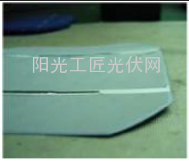 焊接后翘曲引起破片